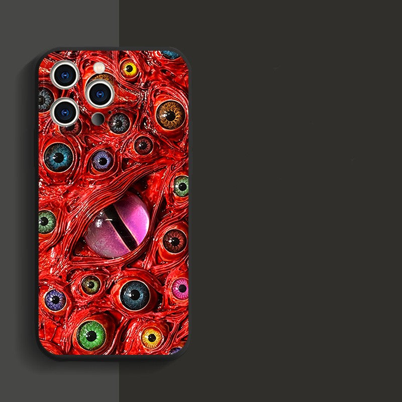 Monster Eyes - Liquid Silicone Anti-Drop Protective Case