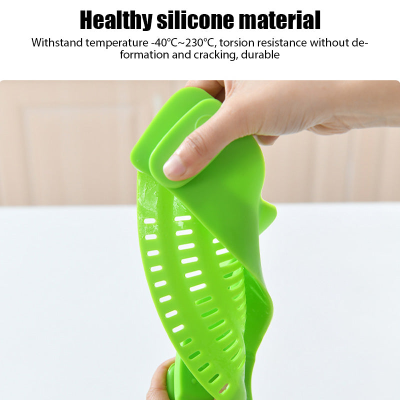 Universal Silicone Clip-on Pan Pot Strainer