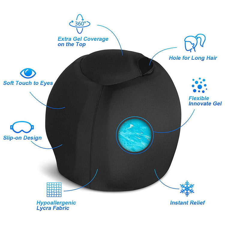 Migraine Relief Ice Pack Hat