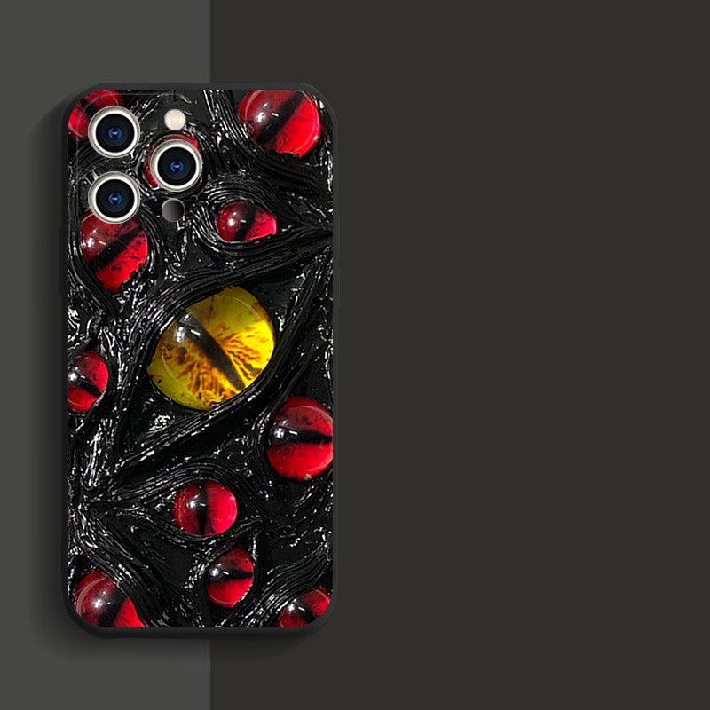 Monster Eyes - Liquid Silicone Anti-Drop Protective Case
