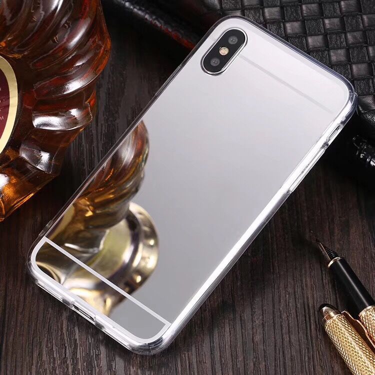 Electroplating Phone Case Two-in-one Makeup Mirror