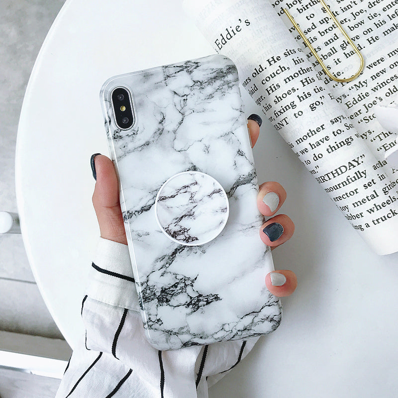 Luxury Marble Phone Case With Phone Holder