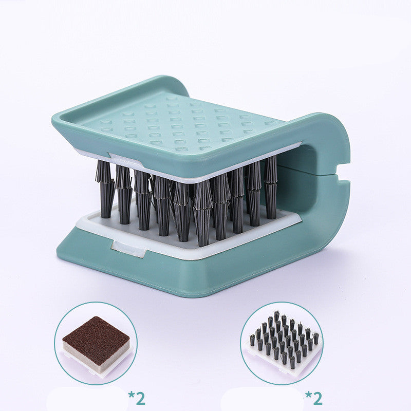 Foldable U Shaped Cleaning Sponge Brush