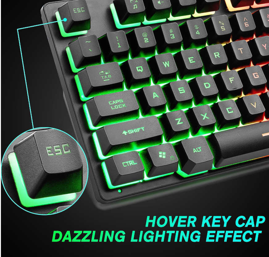 Multi-Color Light-Up Gaming Keyboard