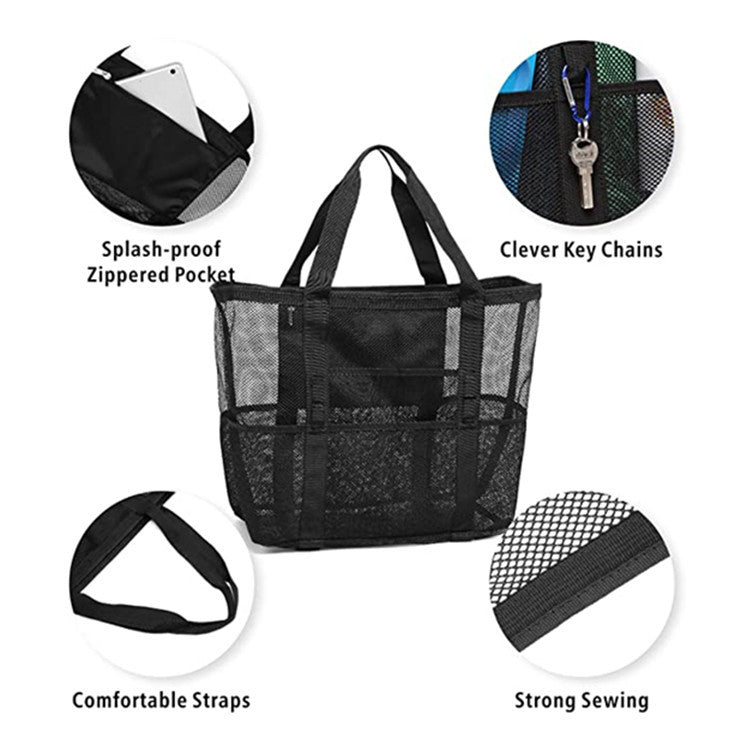 Large-capacity Mesh Beach Bag