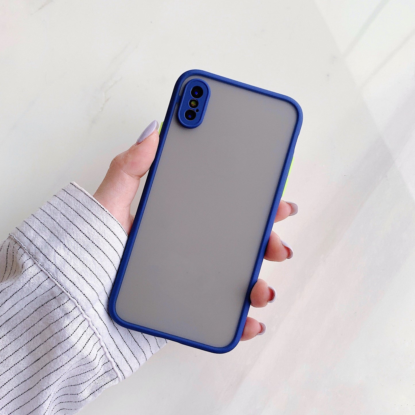 Contrasting Colors Phone Case - Matte/ Color