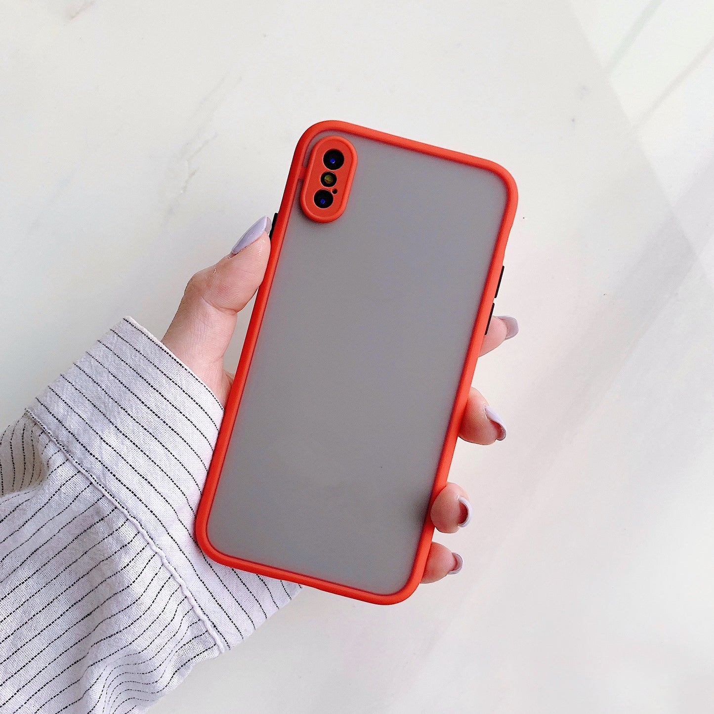 Contrasting Colors Phone Case - Matte/ Color