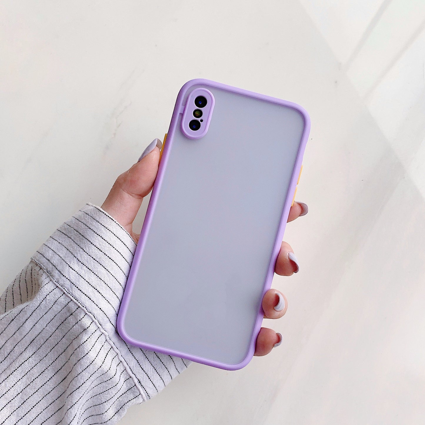 Contrasting Colors Phone Case - Matte/ Color