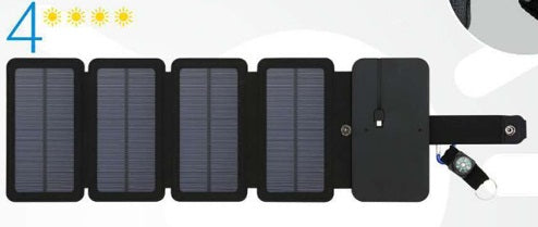 Portable Folding Solar Panel Charger 5V 2.1A USB