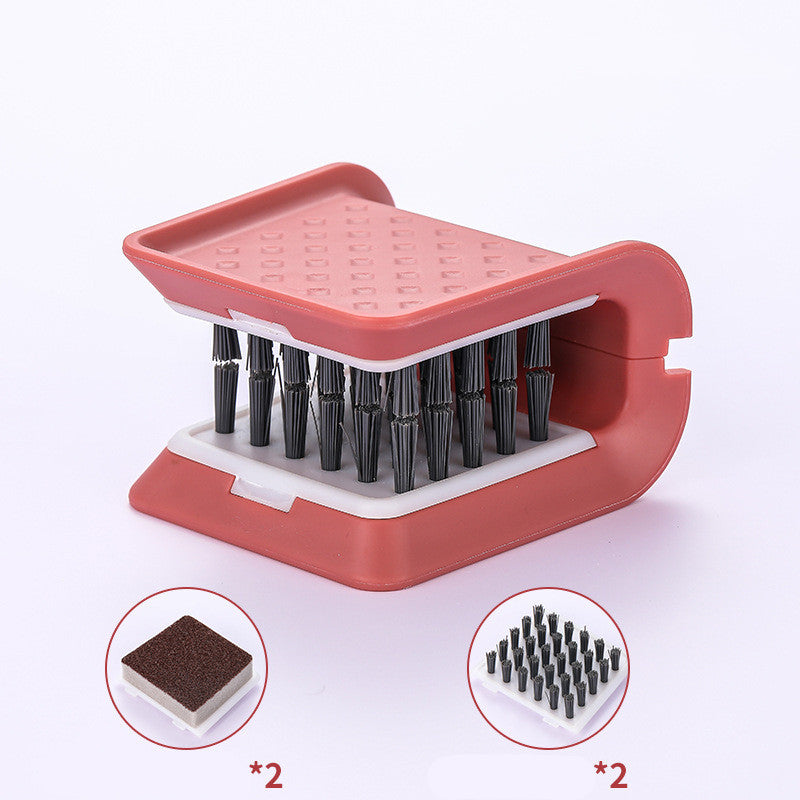 Foldable U Shaped Cleaning Sponge Brush