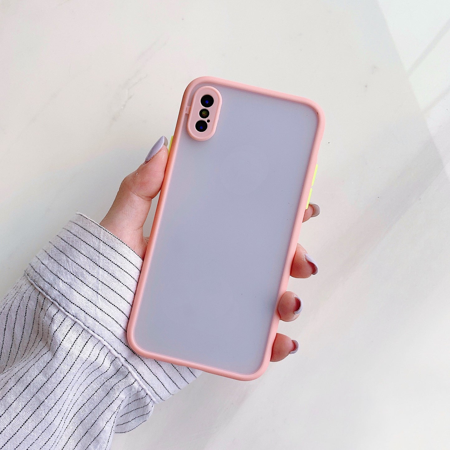 Contrasting Colors Phone Case - Matte/ Color