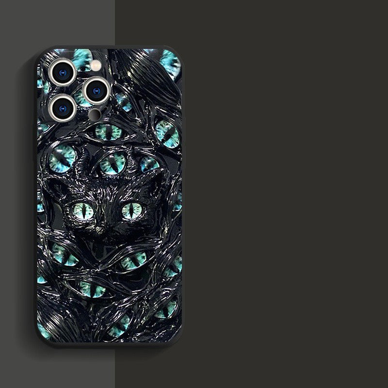 Monster Eyes - Liquid Silicone Anti-Drop Protective Case