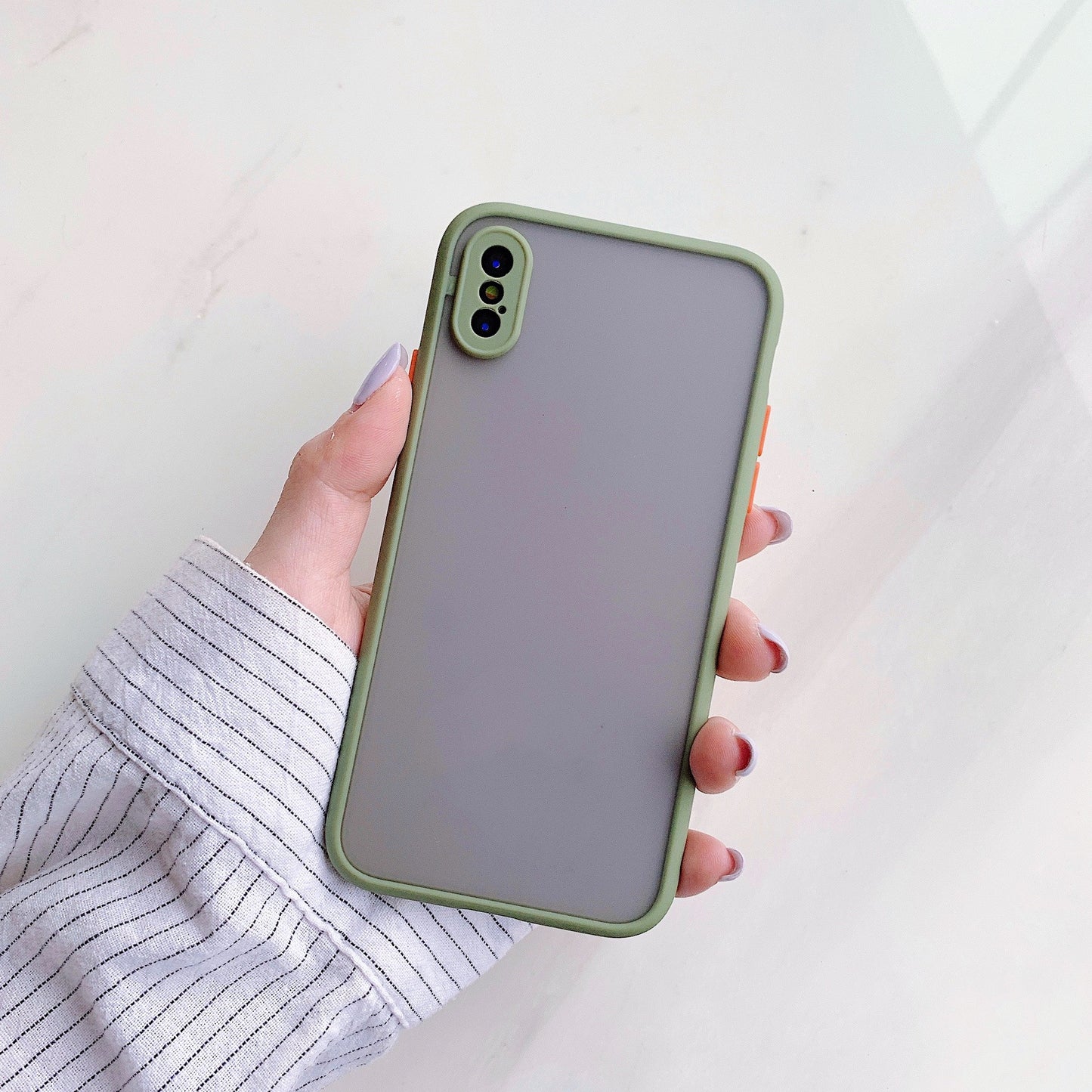 Contrasting Colors Phone Case - Matte/ Color