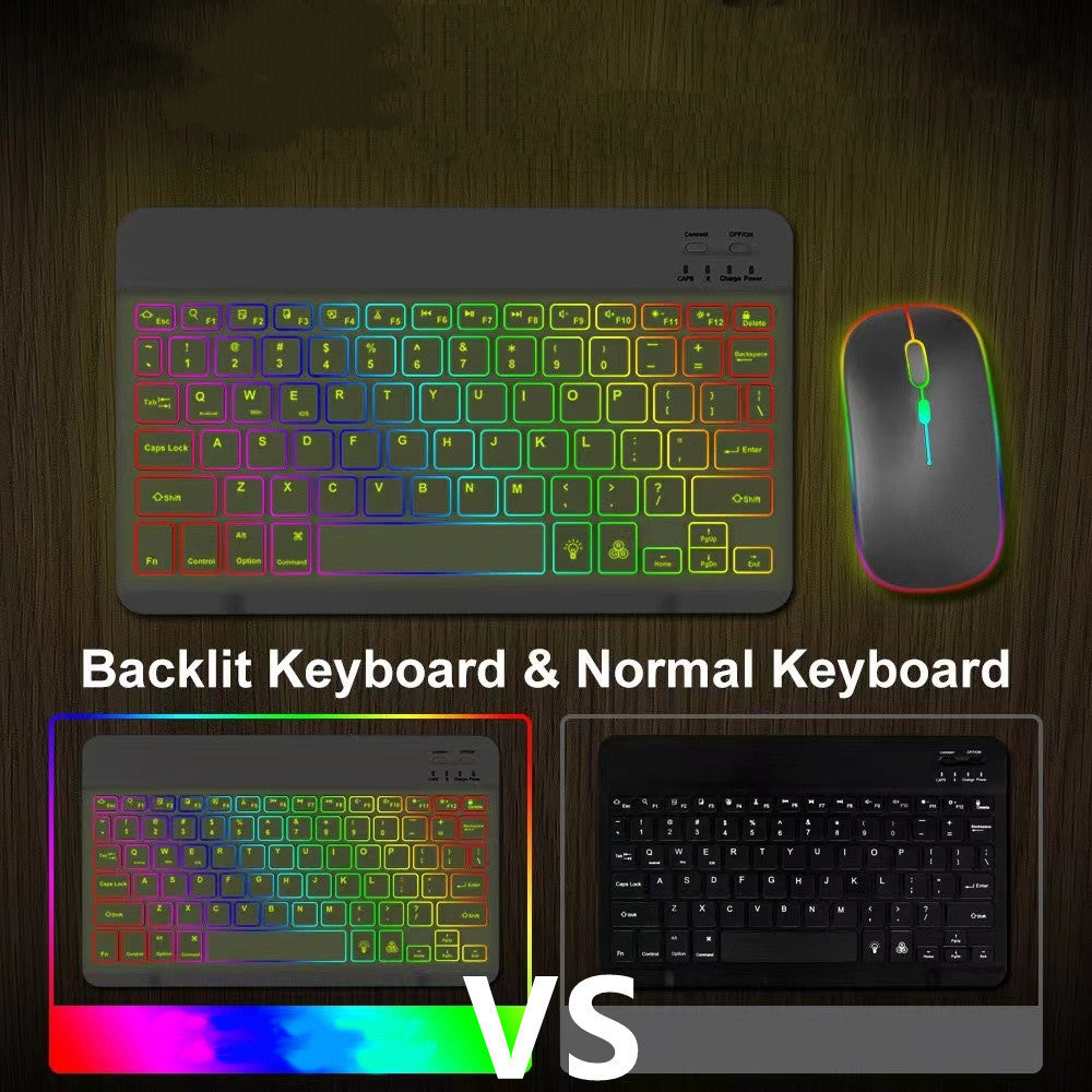 Colorful Light Emitting Bluetooth Keyboard
