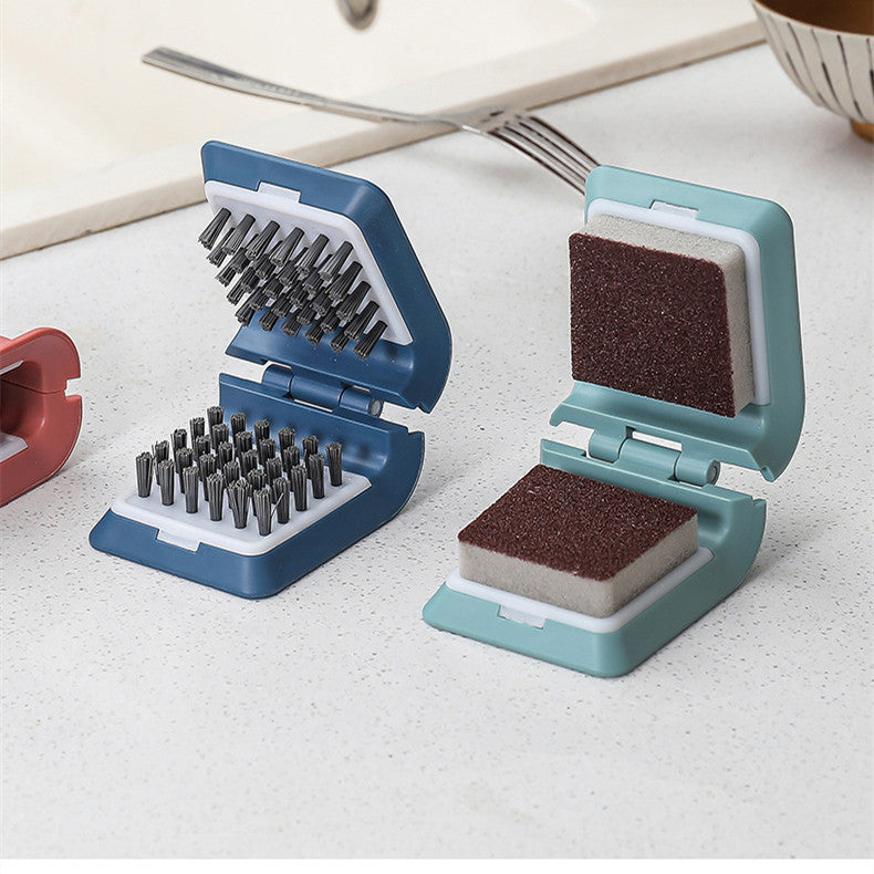 Foldable U Shaped Cleaning Sponge Brush