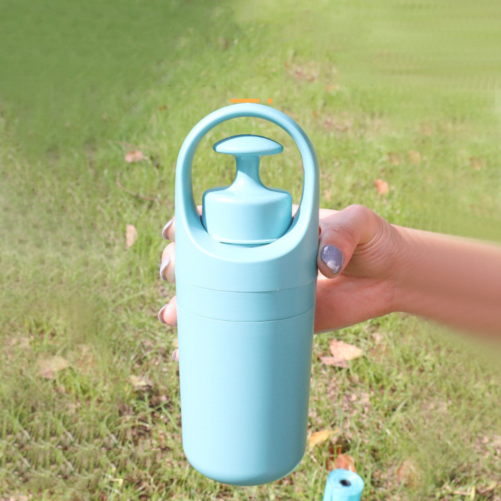 Dog Pooper Scooper With Built-in Poop Bag Dispenser